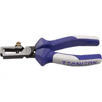 TECWERK Draadstripper L.160mm gepolijste meercomponentenhoes met openingsveer