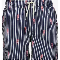 Osaga heren zwemshort gestreept blauw maat XL