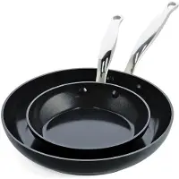 Greenpan Barcelona Infinity Pro - Koekenpannenset - 20 + 28 cm - Keramisch - Inductie (2 stuks)