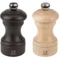Peugeot Peper- en Zoutmolen Bistro Chocolade / Naturel 10 cm