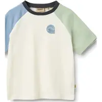 Wheat T-shirt ecru/lichtgroen/lichtblauw Jongens Katoen Ronde hals Meerkleurig - maat 140