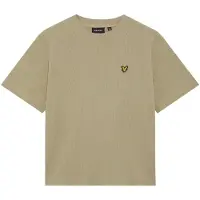 Lyle & Scott T-shirt zand Beige Jongens Polyester Ronde hals Effen - maat 140/146