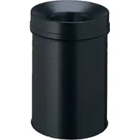 Durable Papierbak met vlamdover Durable 3325-01 15liter zwart