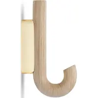 Gejst Hook haak mini 13,3 cm Eikenhout-messing