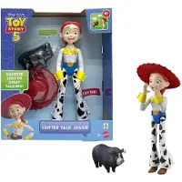 Mattel Disney en Pixar Toy Story 5 Beestenpraat Jessie - Actiefiguur van 30 cm en JD varken met 35 geluiden - Frans