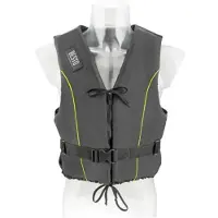 Besto Dinghy Zipper Striping 50n Life Jacket Grijs 2XL Man