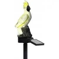 ABC-led Solar LED kaketoe - Neutraal wit - Met schemersensor en prikpen