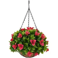 vidaXL Kunstbloemen Rozeachtig 33 x 33 x 44 cm PE en staal