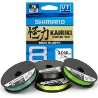 Shimano Kairiki 8 Mantis Green 0,13 mm 150 m 8,2 kg Braid