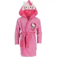 Hello Kitty Badjas - Maat 98/104 - Polyester - Roze - Badjas kind