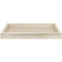 Mette Ditmer Travertine decoratie dienblad 30x40 cm Linnen