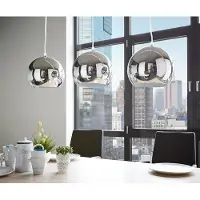 DELIFE Plafondlamp Pentola 75 cm chroom zilverkleurig metaal