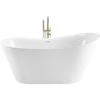 REA - Badkuip- Lusso Slim 170 - Wit - Acryl - 170,5X74X71,5Cm