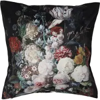 Clayre & Eef Zwarte Kussenhoes 45*45 cm KT021.283