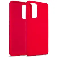 Beline Samsung A13 Serie - Silicone Hoesje - Rood - Elegant - Beschermend