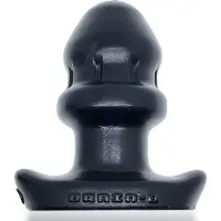 Oxballs - Drain-O Flow-Thru Buttplug - Zwart - Small
