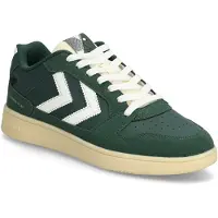 Hummel Sneakers laag donkergroen / wit