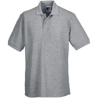 Russell athletic Russell Heren Polycotton Pique Slijtvast Poloshirt (Helder rood)