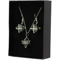 Ruben Robijn Aventurijn groen merkabah sieraden set