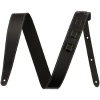 Fender 2" Essentials Leather Strap Black