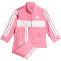 Adidas Seasonal Essentials Tiberio 3 Stripes Tricot Tracksuit Roze 6-9 Months Kinderen