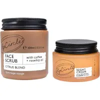 UpCircle Nachtcrème - Coffee Face scrub - Upcycled bosbessen - koffiedik