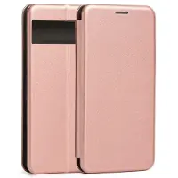 Beline - Serie - Boekmagnetisch Hoesje - Google Pixel 7 Pro - Rose Gold - Magnetisch Sluiting - Kaarthouder