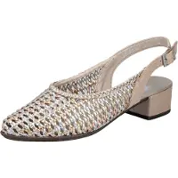 Rieker Slingpumps taupe / goud / zilver