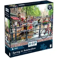The House of Puzzles Spring in Amsterdam Puzzel 1000 Stukjes