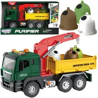 Woopie Vuilniswagen Met Kraan Afvalsortering - Schaal 1:10 - UNI