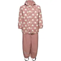 CeLaVi Functioneel pak 'Elephant' zilvergrijs / oudroze / wit