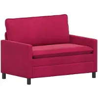 vidaXL Bank Wijnrood 126 x 81 x 87,5 cm Fluweel