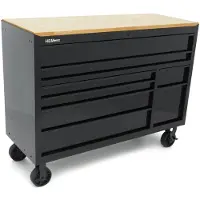 HBM gereedschapswagen, 8 laden, 142 cm, zwart