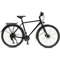 Rabeneick TS5 Lite 28 Inch Stadsfiets - Lichtgewicht Fiets - Shimano 9 Versnellingen - Schijfremmen - 55 cm Frame - Voor Dames en Heren - Zwart
