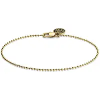 Lucleon Essentials | 1,6 mm Goudkleurige Ketting met Bolletjes Schakels