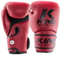 King Pro Boxing King (kick)bokshandschoenen KPB Star Mesh 3 Rood 12oz