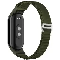 Beline Alpine Serie - Nylon Horlogeband - Groen - Mi Band 8/9 - Comfort en Stabiliteit