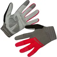 Endura Hummvee Plus II Lange Handschoenen Rood || Maat: S