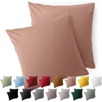 Blumtal Kussensloop Microvezel Kussenhoes 60 x 60 cm - Roze - Set van 2