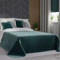 Hobby Hall Decoratieve Plaid VELVI 170x210 cm - Petrol, Geometrisch Patroon
