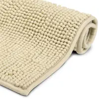 Elegance Beautissu Beaumare WR – Badmat Antislip 80x50cm – Douchemat Badkamer Creme