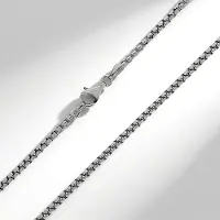 Cavill - Zilveren Halsketting 925 Sterling Zilver Gerhodineerd - 50 cm - Tijdloos Elegant Design - Fijne Schakels - Dames & Heren