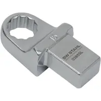 SW-Stahl 03855L inzetringsleutel 15 mm I inzetvierkant 14 x 18 mm I inzetringsleutel SW 15mm