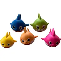 Overig Baby Haai - badspeeltjes - speelset 5 stuks 6-8 cm - Oma - Opa - vader - moeder en baby
