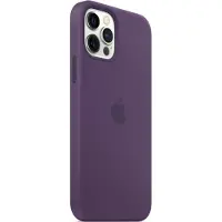 Apple iPhone 12 / 12 Pro Silicone Back Cover met MagSafe Amethist