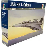 Wittmax Modelbouwpakket Vliegtuigen - 2638 Saab JAS 39 A Gripen - Gevechtsvliegtuig Plastic - 1:48 -