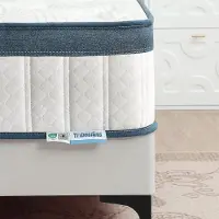 Laura 7-Zones Orthopedische Pocketveringmatras 160x200x25 cm H3 Middelhard – Traagschuim, Anti-Bacterieel, Ademend Tencel Overtrek, Euro-Top, Geruisloos, Bewegingsisolatie –