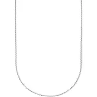 The Jewelry Collection Zilver Gerhodineerde Collier anker gediamanteerd 1 1333563 45
