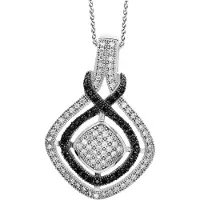 Orphelia ZH-7240/1 - PENDANT WITH CHAIN ZIRCONIUM - 925 silver - cubic zirkonia - 45 cm