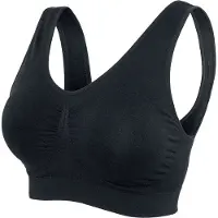Urban Classics BH - Padded Sports Bra - XS tot 5XL - voor Vrouwen - zwart - Maat M
